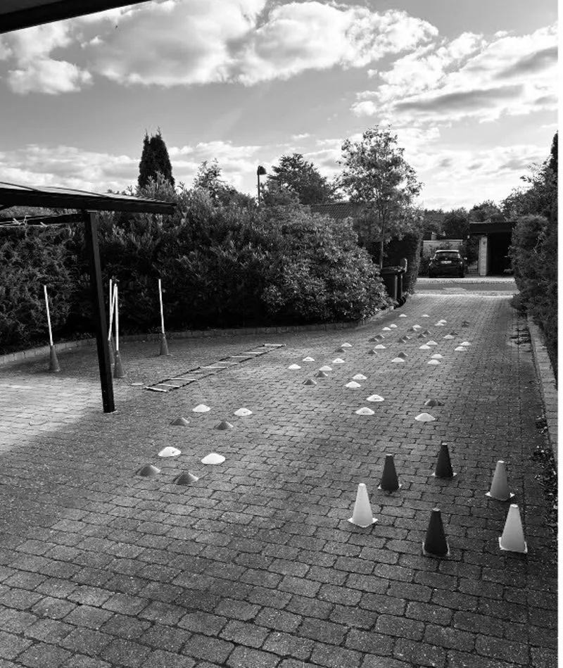 Outdoor session with dynamic movements